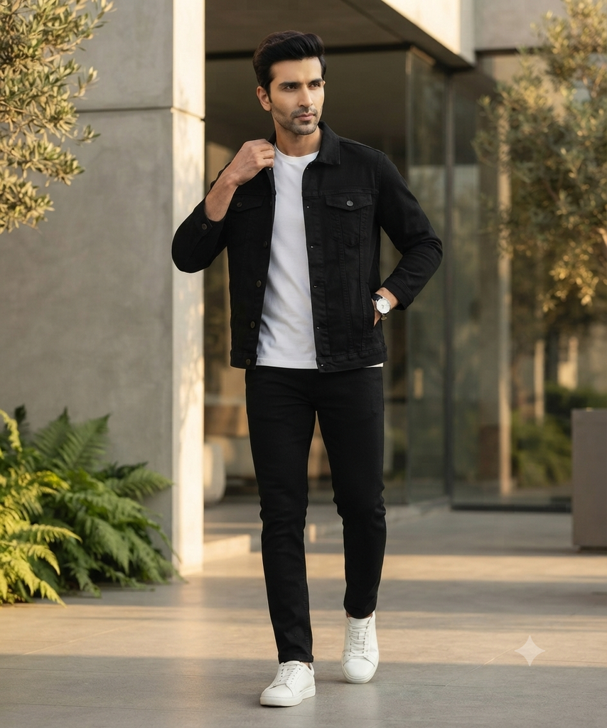 Stylish trendy men jacket (M)